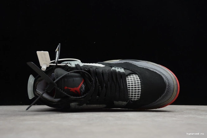 White Air 4 x Retro Off Jordan Bred CV9388-001 0712